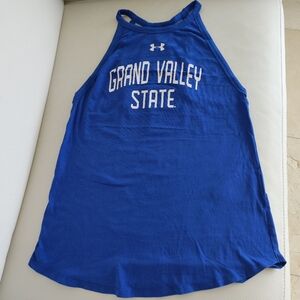 Under Armour GVSU Strappy Back Tank Top - Heatgear - Lake Blue - Size XS
